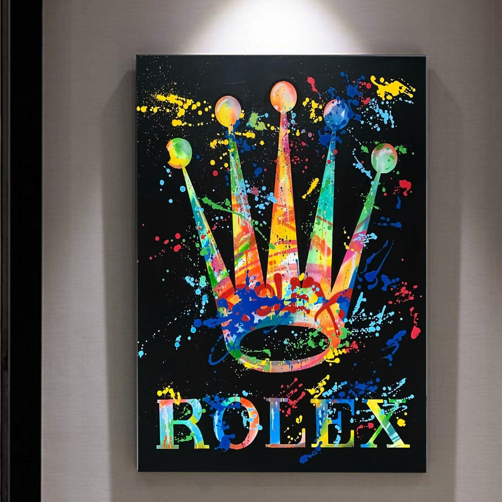 Arthia Designs - Luxury Rolex Graffiti Canvas Art - Review