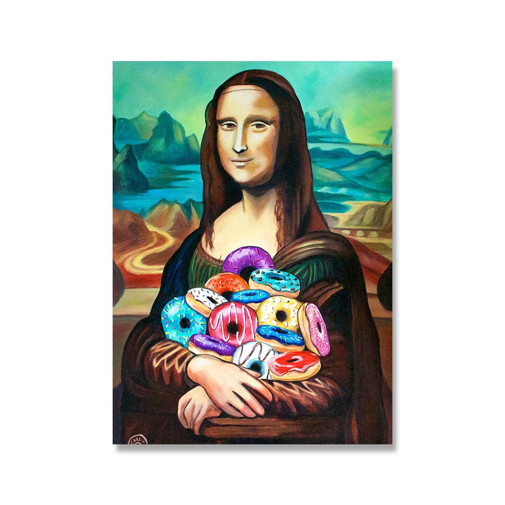 Arthia Designs - Funny Toilet Mona Lisa Canvas Art - Review