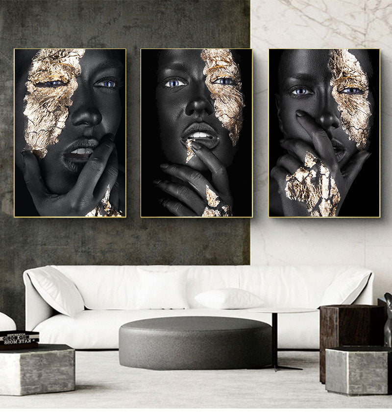 Arthia Designs - Golden Scars African Woman Canvas Art - Review