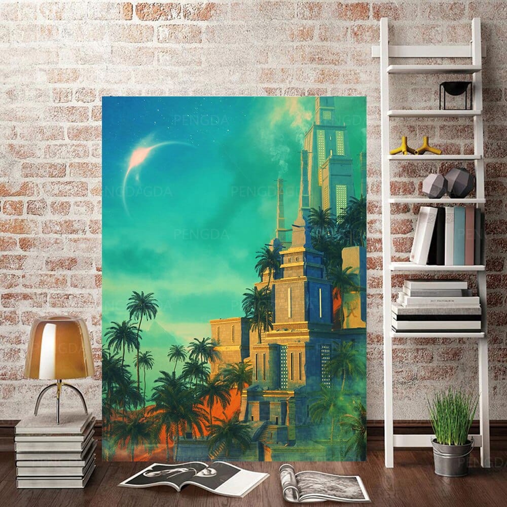 Arthia Designs - Ancient Babylon Architecture Canvas Art - Review