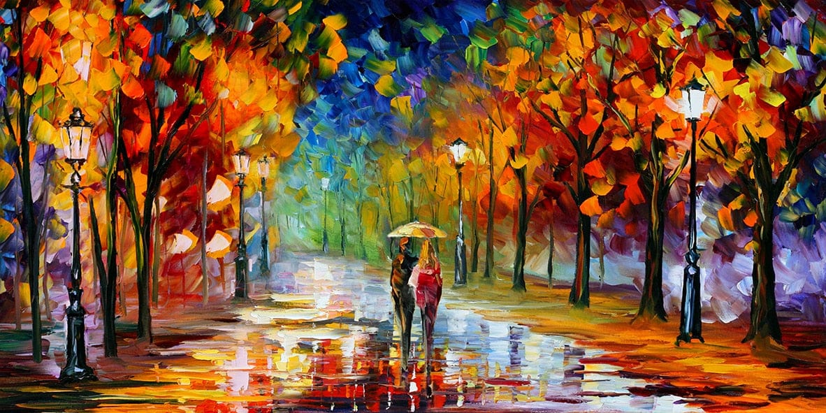 Arthia Designs - Rain of Love by Leonid Afremov Canvas Art - Review