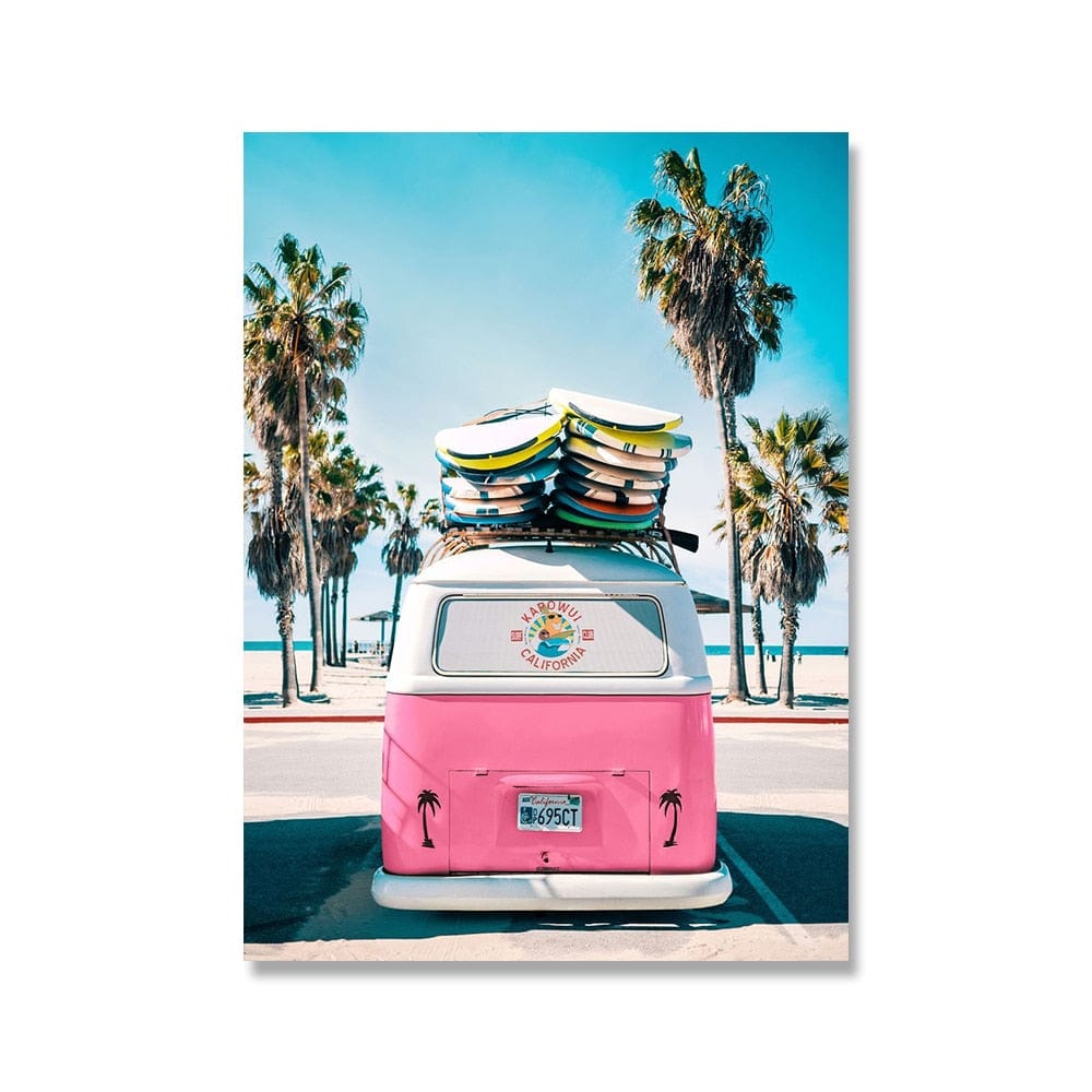 Arthia Designs - Summer Break Surfing Vacation Canvas Art - Review