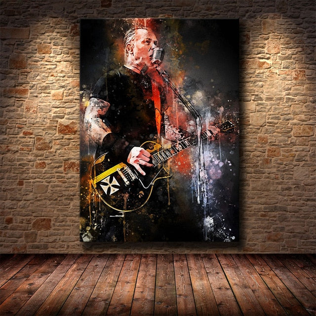 Arthia Designs - Graffiti Rock and Roll Star Canvas Art - Review