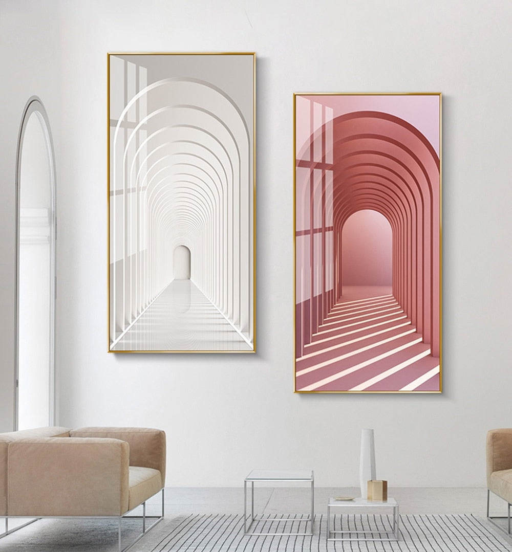 Arthia Designs - Abstract Building Space Canvas Art - Review