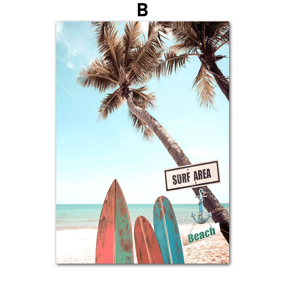 Arthia Designs - Beach Surf Area Canvas Art - Review