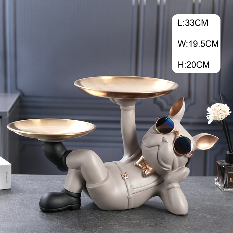 Arthia Designs - Lying Bulldog Tray Statue - Review