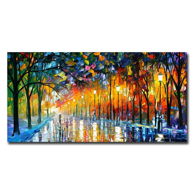 Arthia Designs - Modern Watercolor Street View Canvas Art - Review