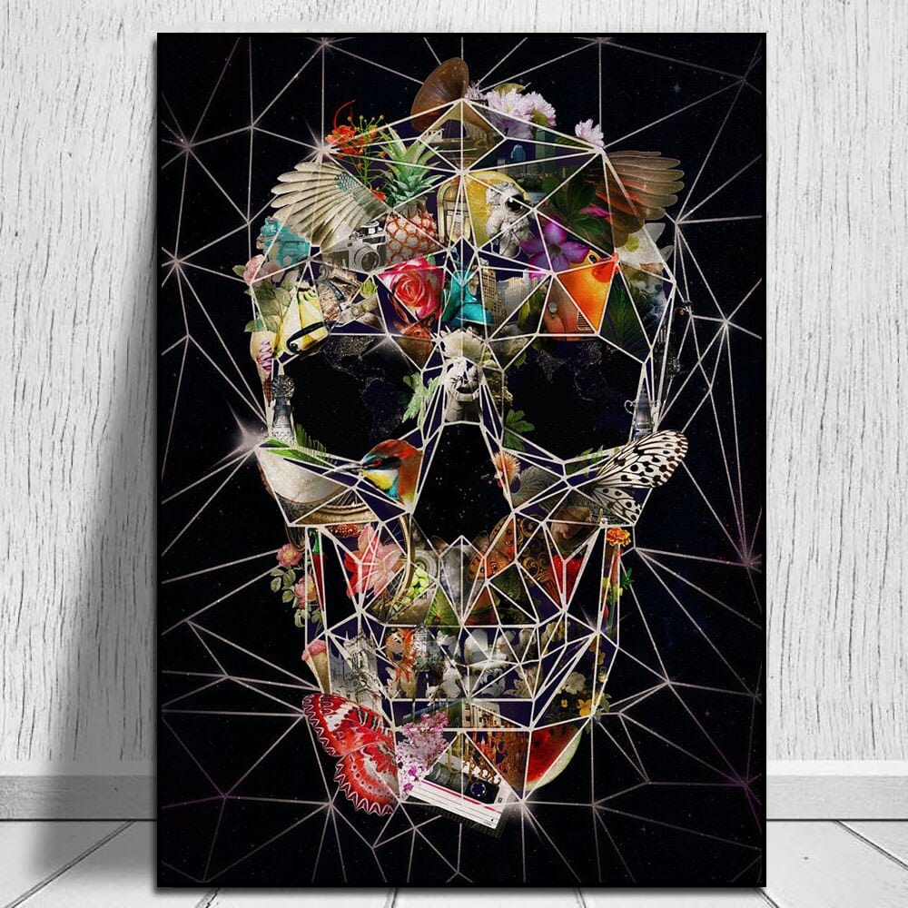 Arthia Designs - Flower Skull Canvas Art - Review