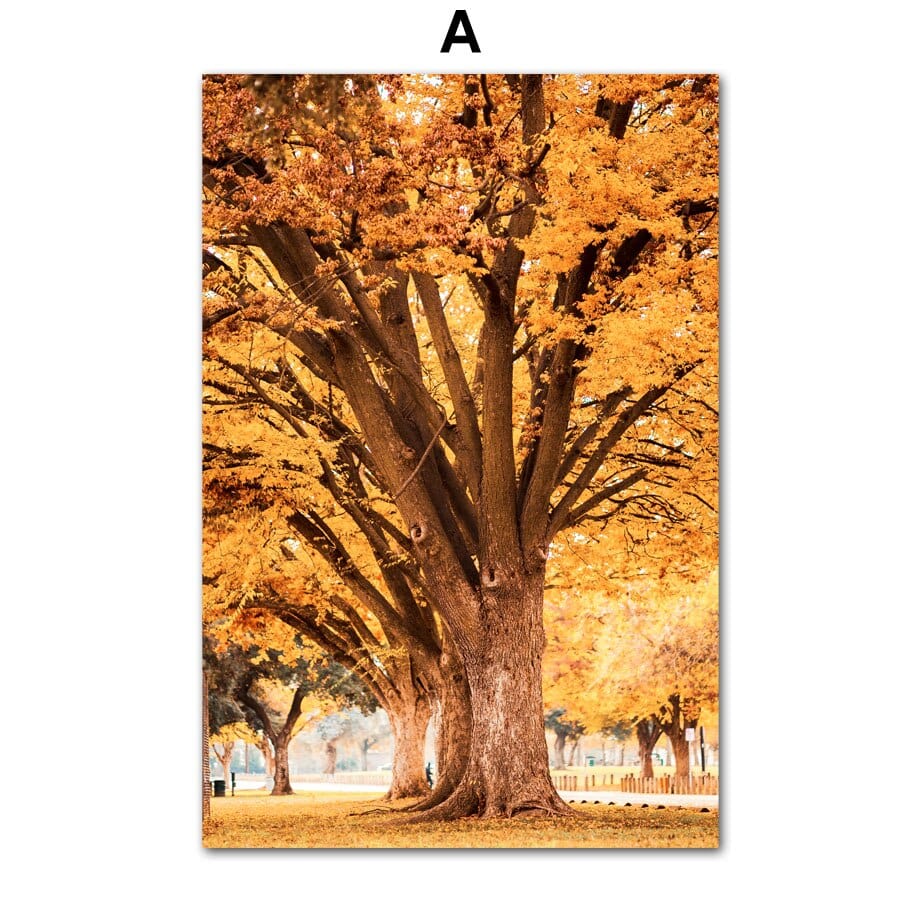 Arthia Designs - Autumn Forest Castle Canvas Art - Review