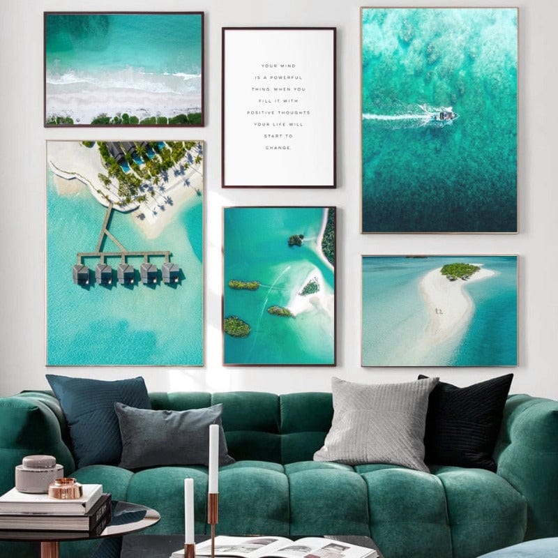 Arthia Designs - Bora Bora Luxury Resorts Canvas Art - Review