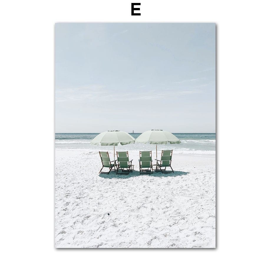 Arthia Designs - White Sand Public Beach Canvas Art - Review