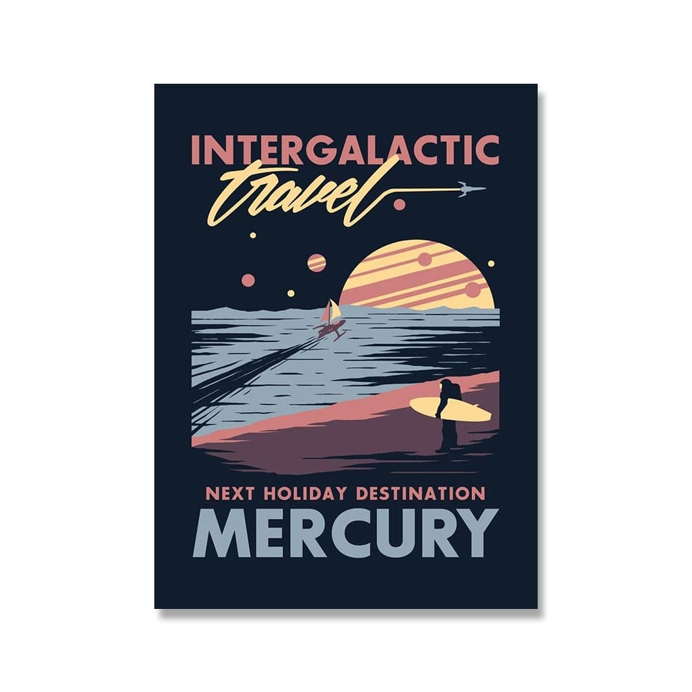 Arthia Designs - Intergalactic Planet Travel Canvas Art - Review