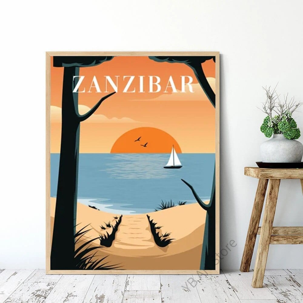 Arthia Designs - Famous Beach Travel Destination Canvas Art - Review