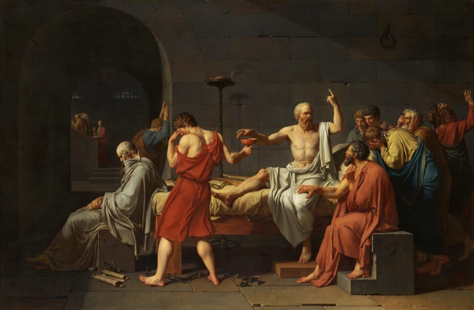 Arthia Designs - The Death of Socrates Canvas Art - Review