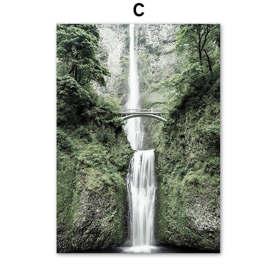 Arthia Designs - Bamboo Forest Waterfall Canvas Art - Review