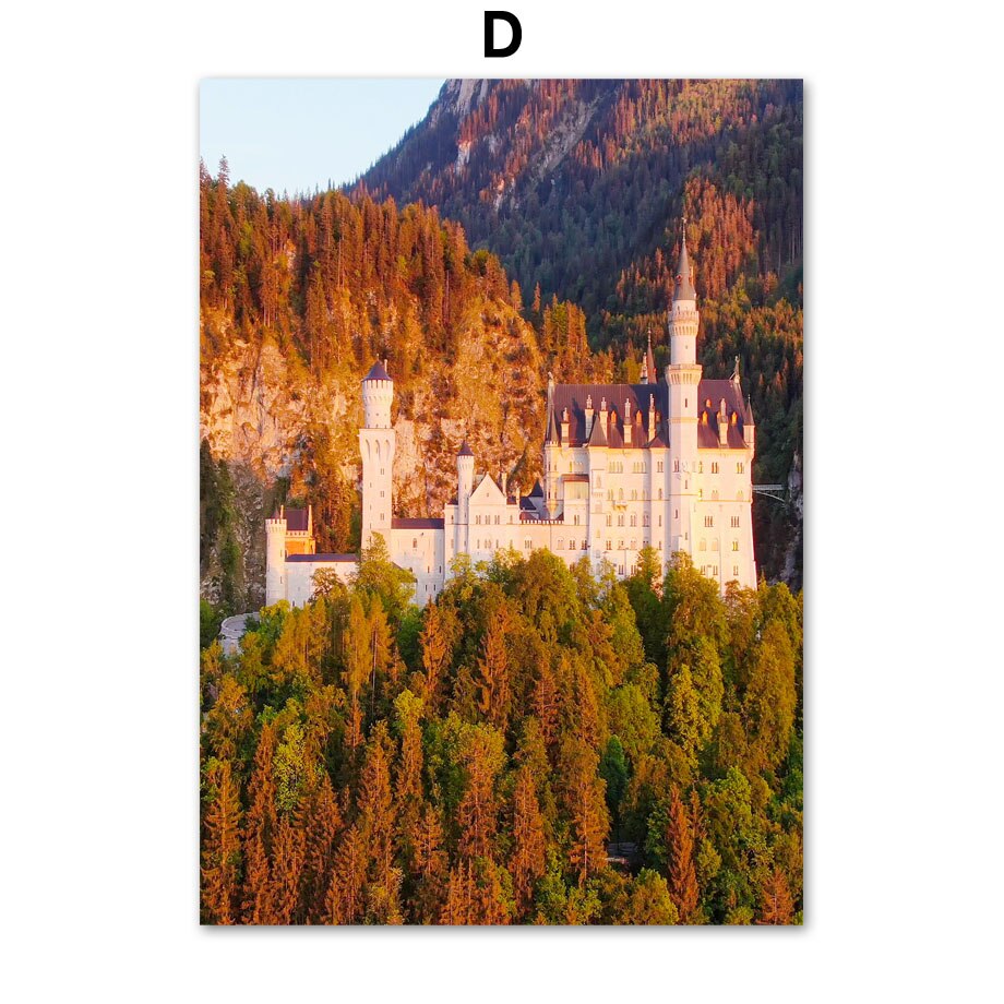 Arthia Designs - Autumn Forest Castle Canvas Art - Review