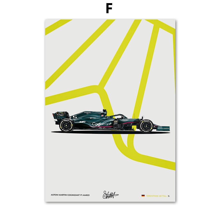 Arthia Designs - Formula One Cars Collection Canvas Art - Review