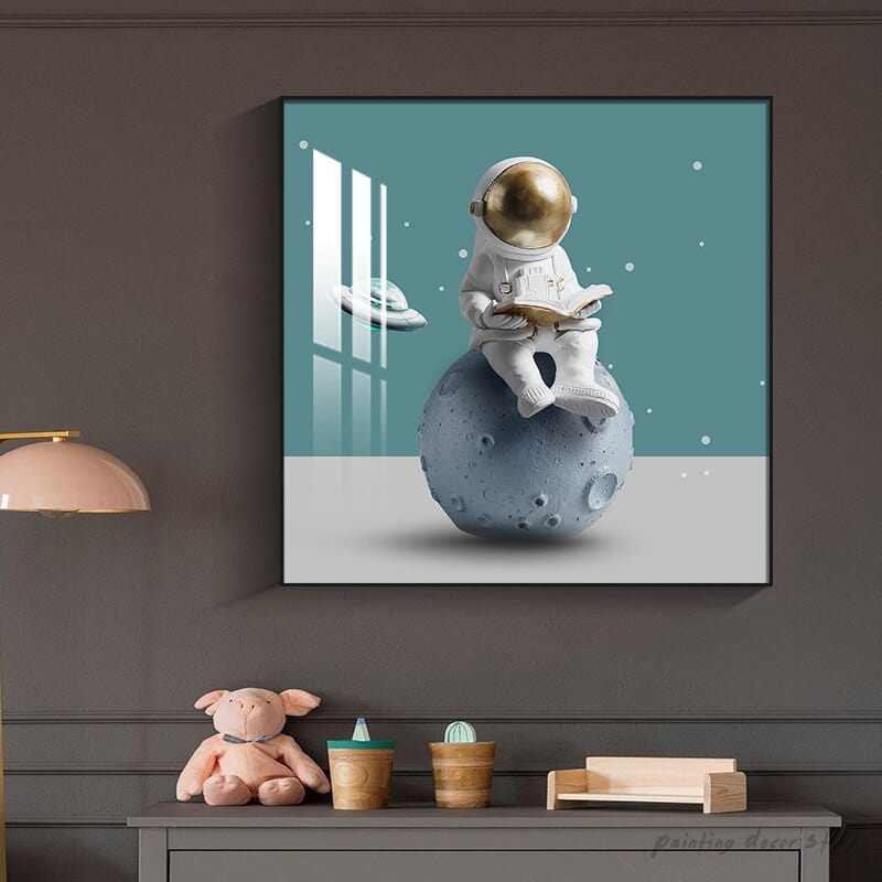 Arthia Designs - Tiny Space Astronauts Canvas Art - Review