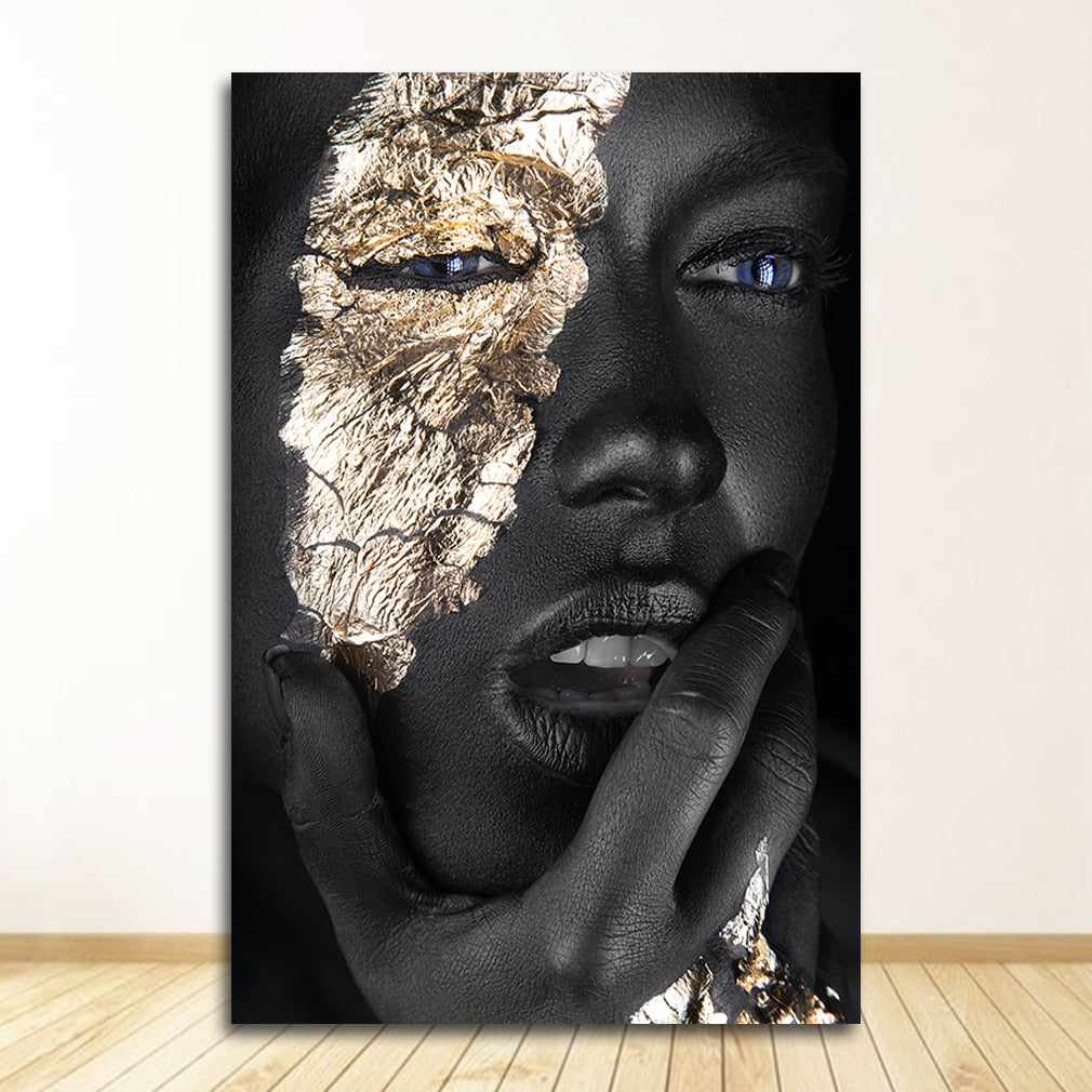 Arthia Designs - Golden Scars African Woman Canvas Art - Review