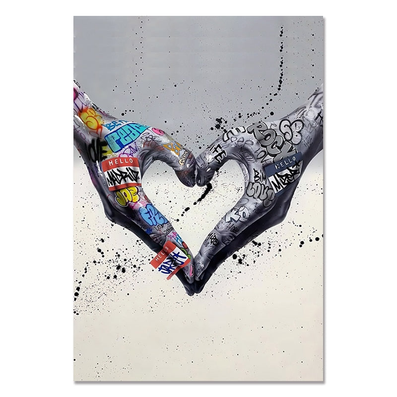 Arthia Designs - Banksy Street Graffiti Collage Canvas Art - Review