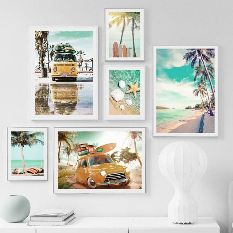 Arthia Designs - Beach Summer Road Trip Canvas Art - Review