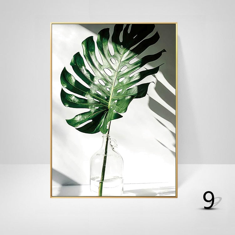 Arthia Designs - Green Plant Leaves Pineapple Canvas Art - Review