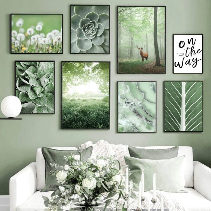 Arthia Designs - Dandelion Green Forest Garden Canvas Art - Review