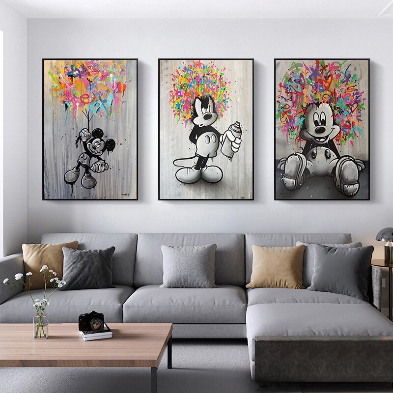 Arthia Designs - Graffiti Disney Mickey Mouse Canvas Art - Review