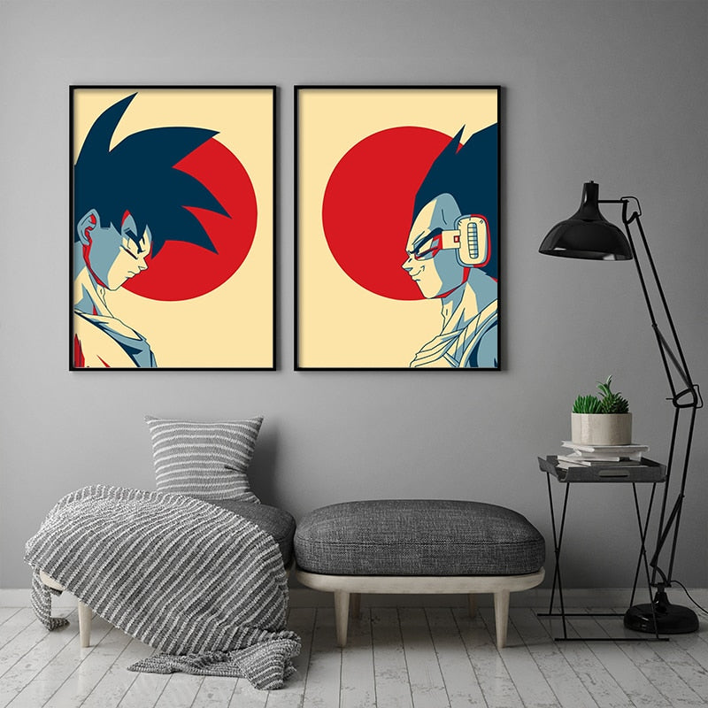 Arthia Designs - Dragon Ball Retro Japanese Style Canvas Art - Review