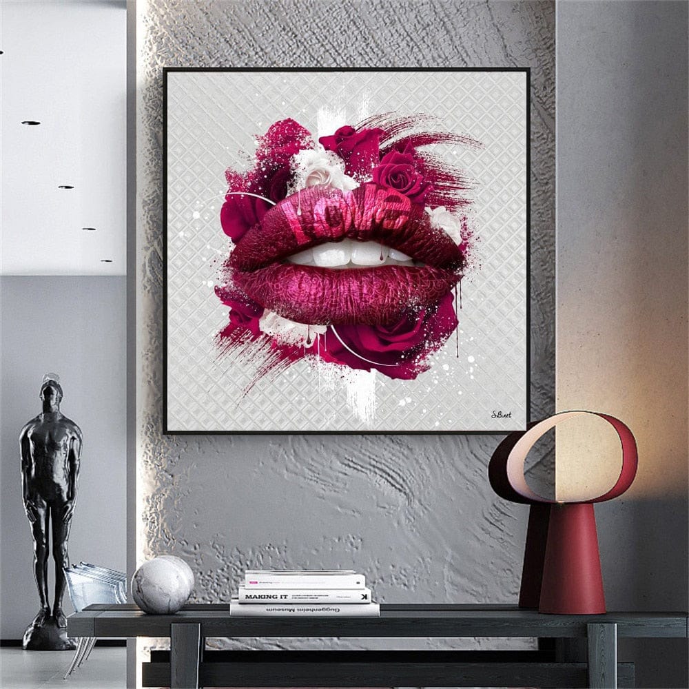 Arthia Designs - Exotic Sexy Lips Canvas Art - Review