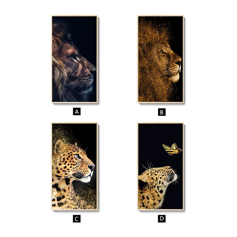 Arthia Designs - Nordic Golden Lion Canvas Art - Review