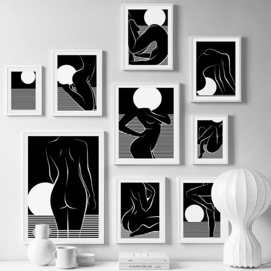 Arthia Designs - Nude Woman Silhouette Canvas Art - Review