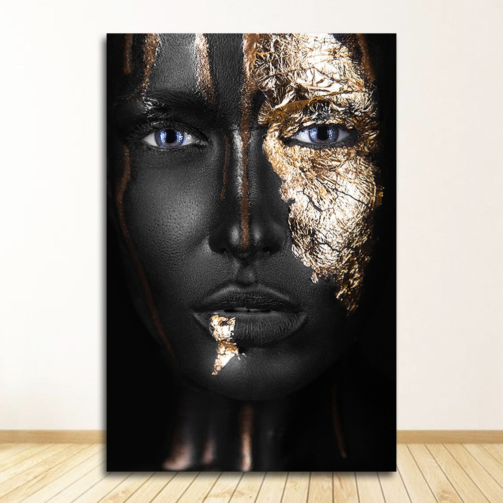 Arthia Designs - Golden Scars African Woman Canvas Art - Review