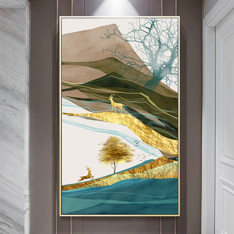 Arthia Designs - Abstract Nature Panorama Canvas Art - Review