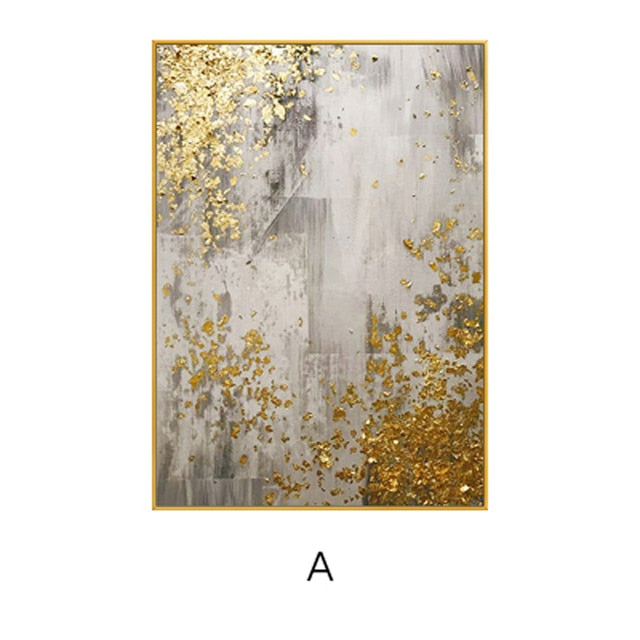 Arthia Designs - Abstract Golden Palette White Flower Canvas Art - Review