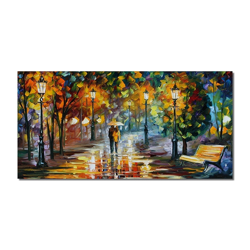 Arthia Designs - Modern Watercolor Street View Canvas Art - Review