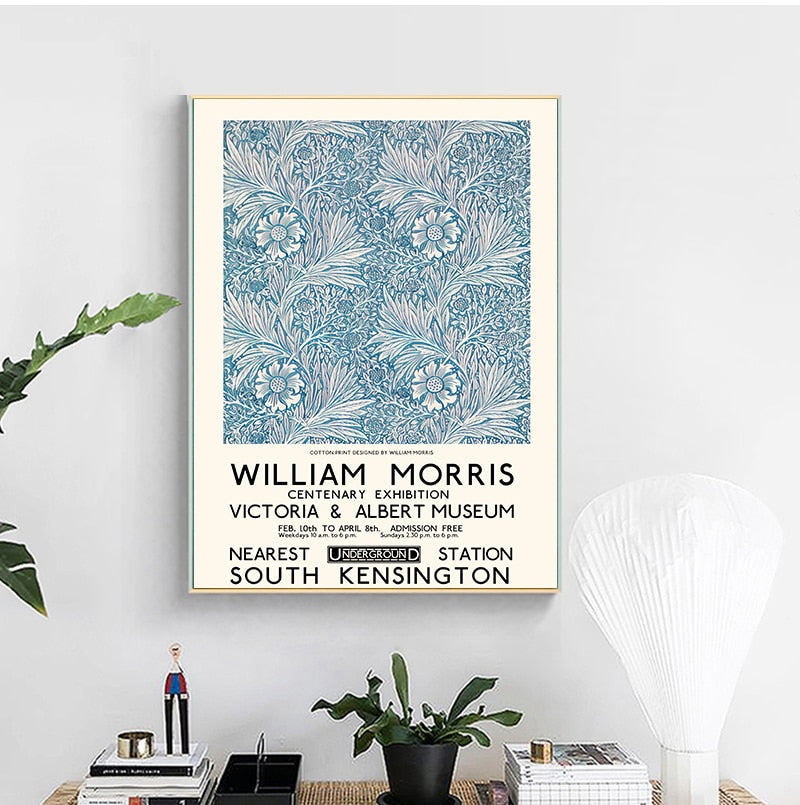 Arthia Designs - William Morris Museum Exhibition Poster Canvas Art - Review