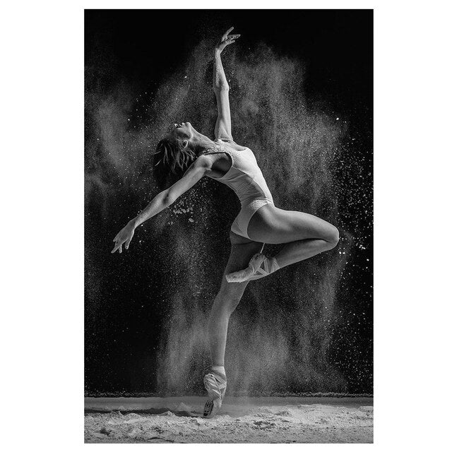 Arthia Designs - Black & White Ballet Dancer Canvas Art - Review