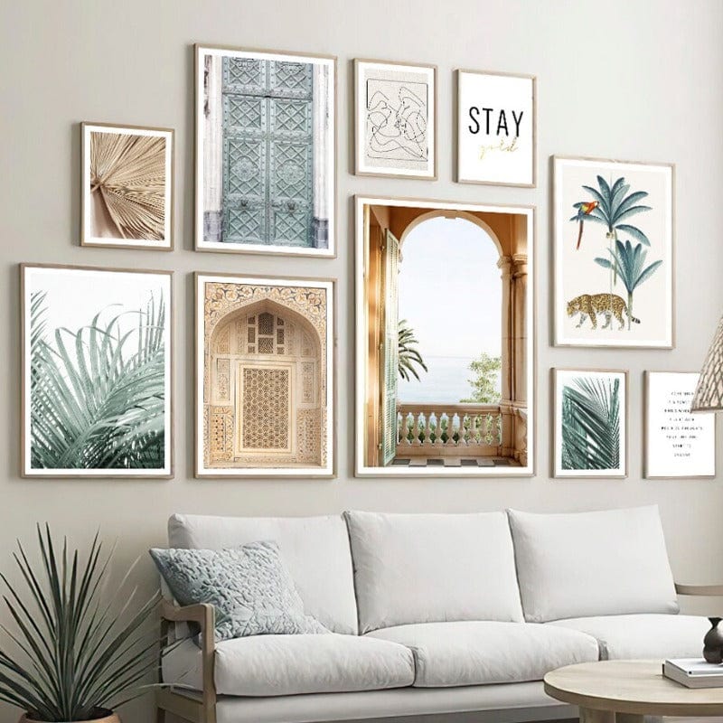 Arthia Designs - Moroccan Balcony Arch Mansion Canvas Art - Review