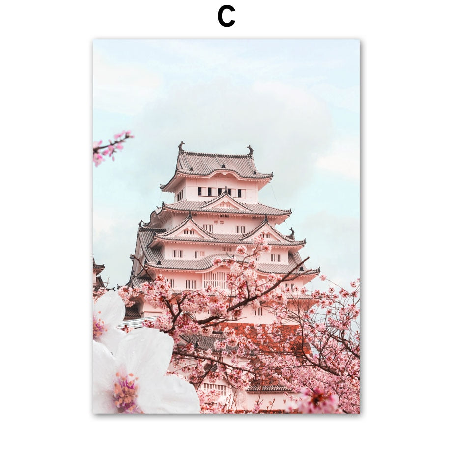 Arthia Designs - Japanese Tokyo Sakura Scenery Canvas Art - Review