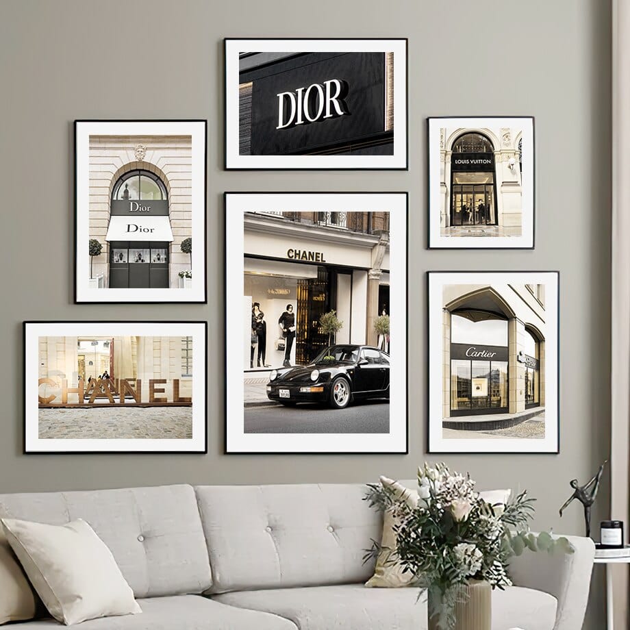 Arthia Designs - Paris Designers Brands Gallery Wall Canvas Art - Review