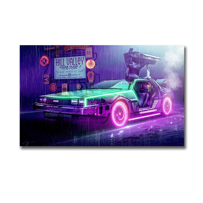 Arthia Designs - Cyberpunk Car Canvas Art - Review