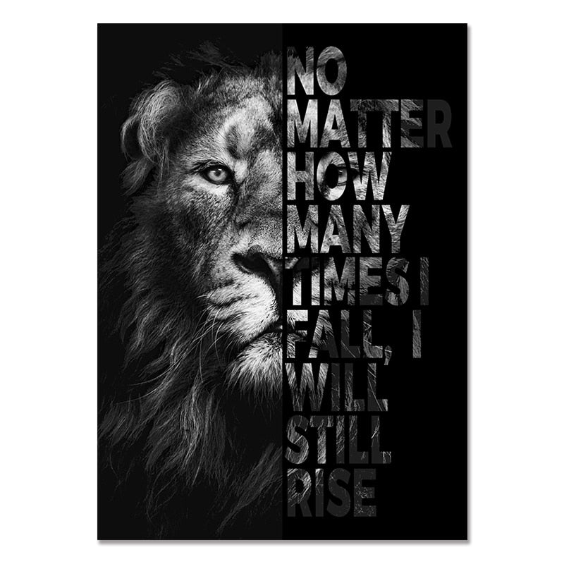 Arthia Designs - King Lion Motivational Canvas Art - Review