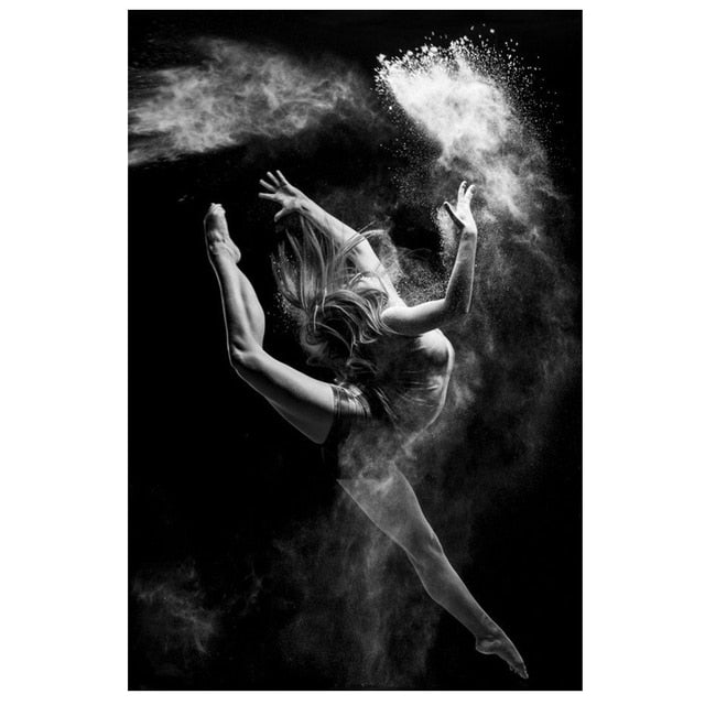 Arthia Designs - Black & White Ballet Dancer Canvas Art - Review