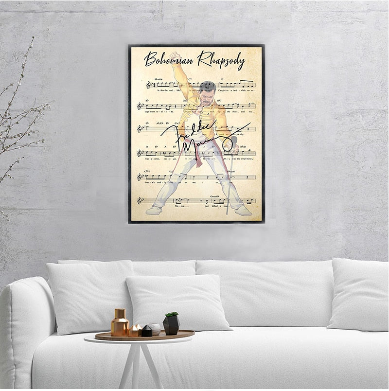 Arthia Designs - Bohemian Rhapsody Chord Canvas Art - Review