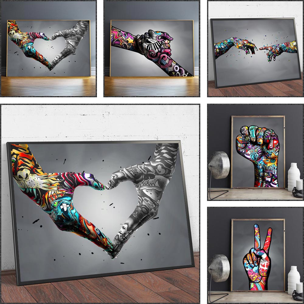 Arthia Designs - Hand Gesture Graffiti Canvas Art - Review