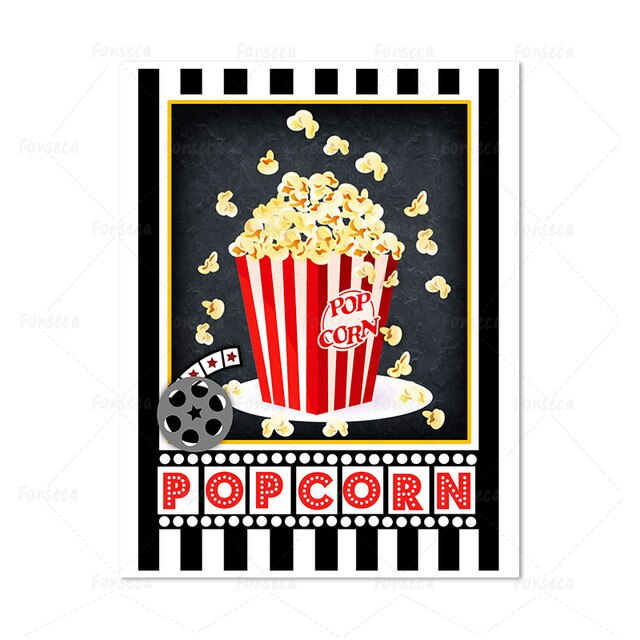 Arthia Designs - Movie Night Snacks Canvas Art - Review