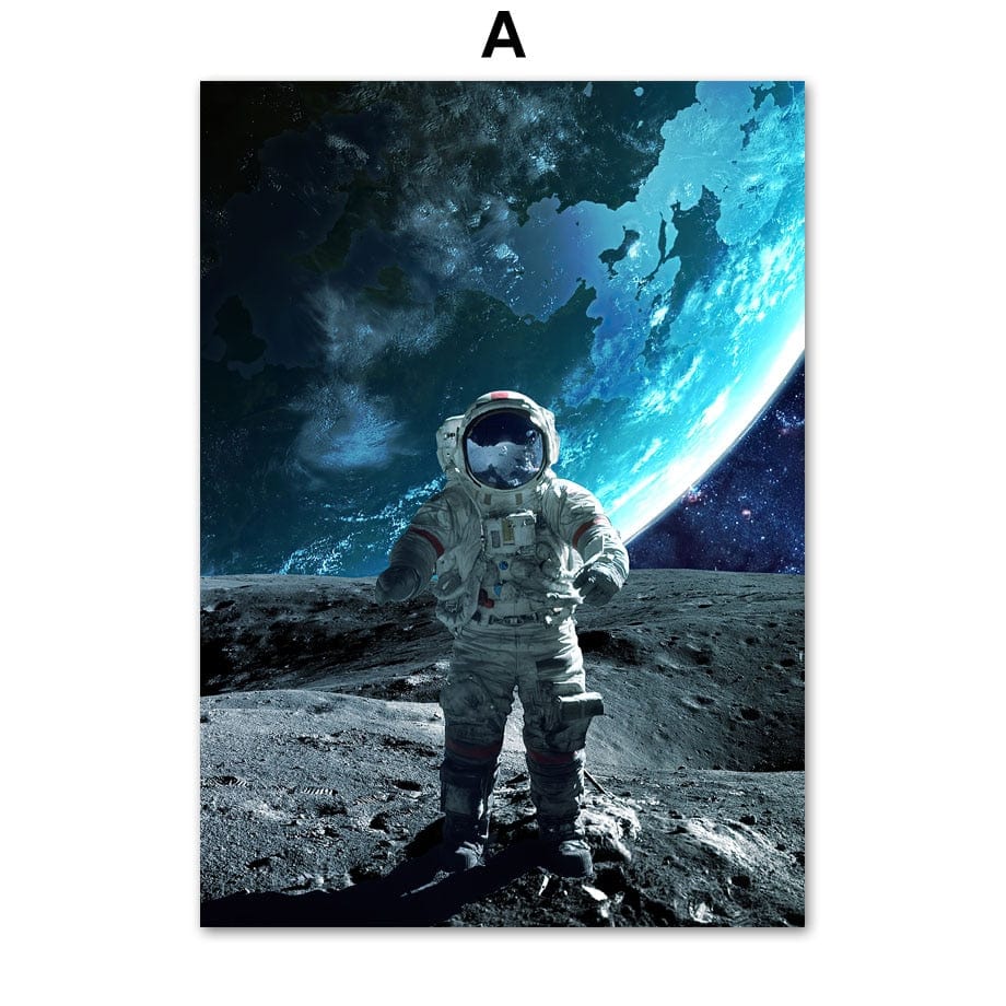 Arthia Designs - Astronaut Moon Expedition Canvas Art - Review