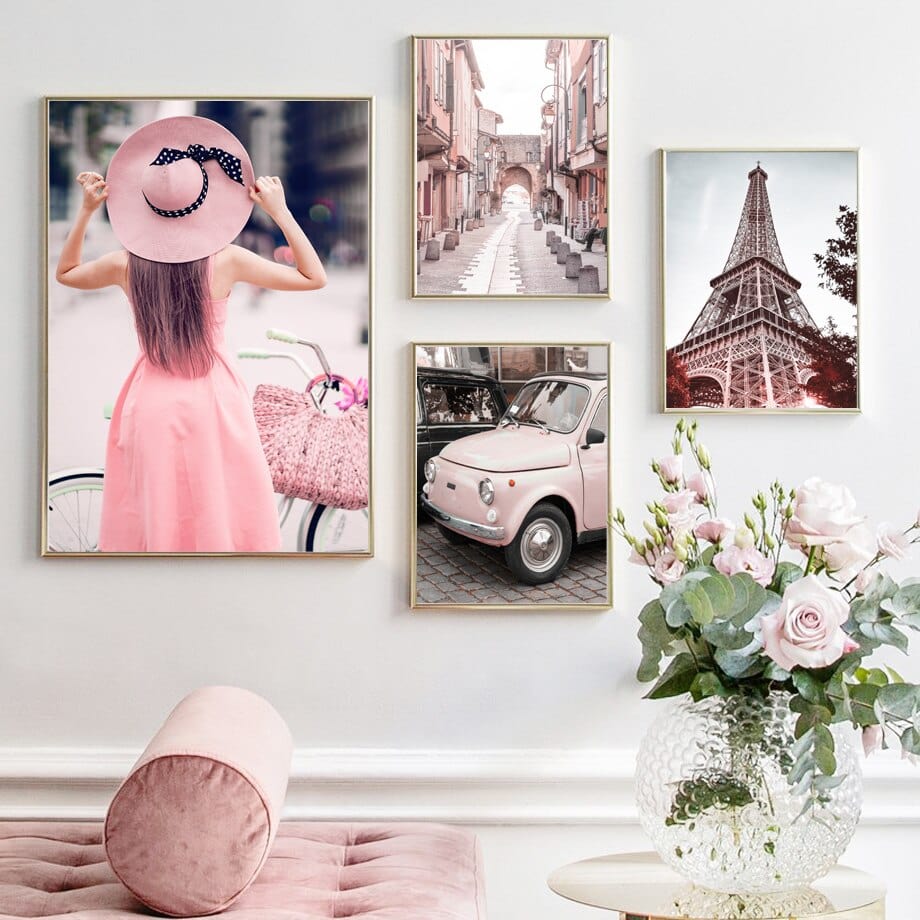 Arthia Designs - Paris Romantic Pink Vibes Canvas Art - Review