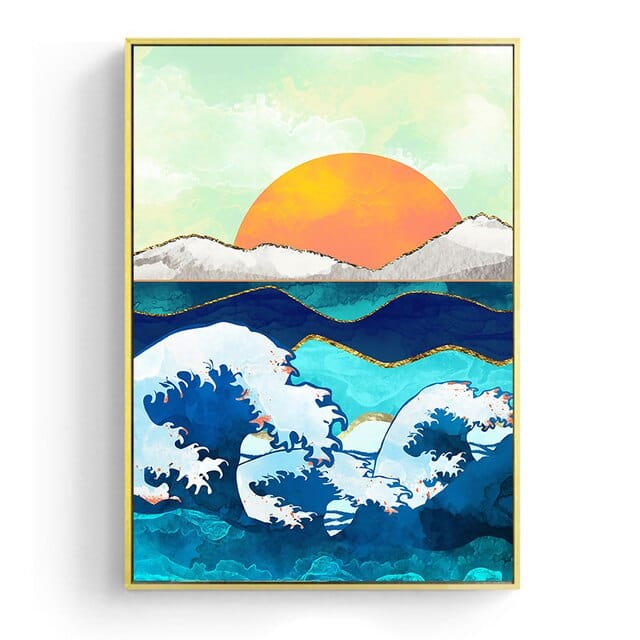 Arthia Designs - The Great Japanese Wave Canvas Art - Review